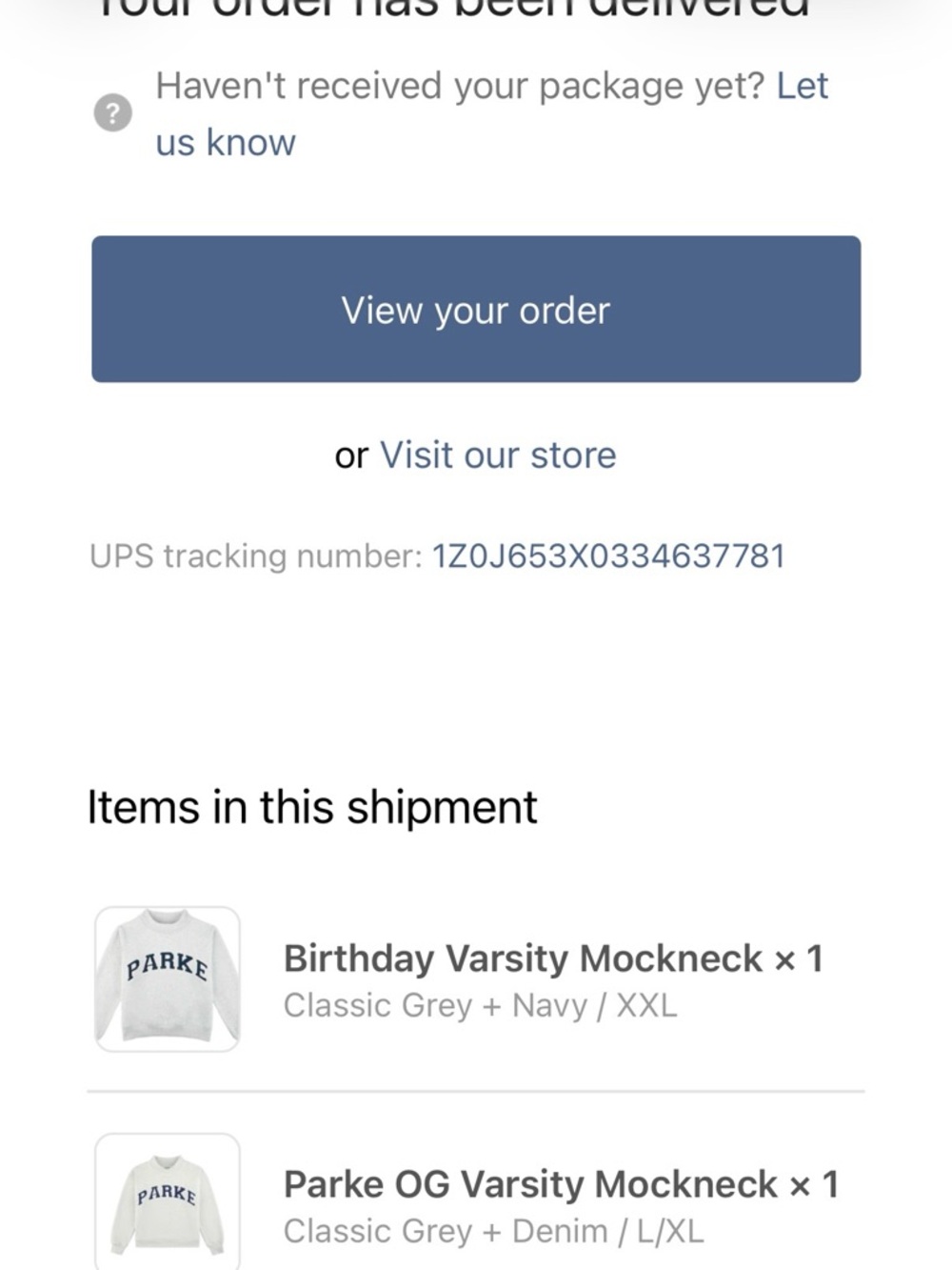 Parke Light Gray Crewneck Sweatshirt with Navy Label XXL - Picture 6 of 7
